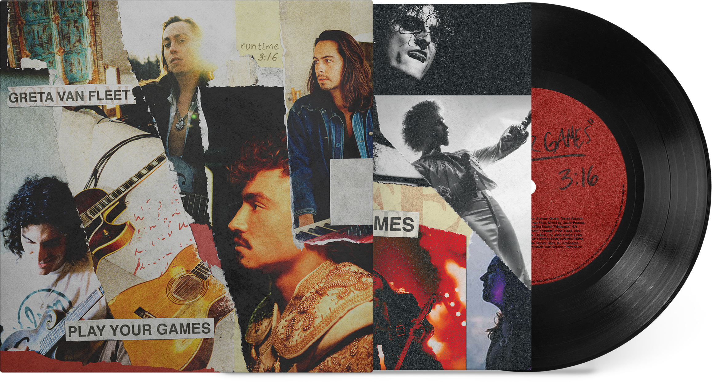 Greta Van Fleet - Limited Edition Play Your Games 7in