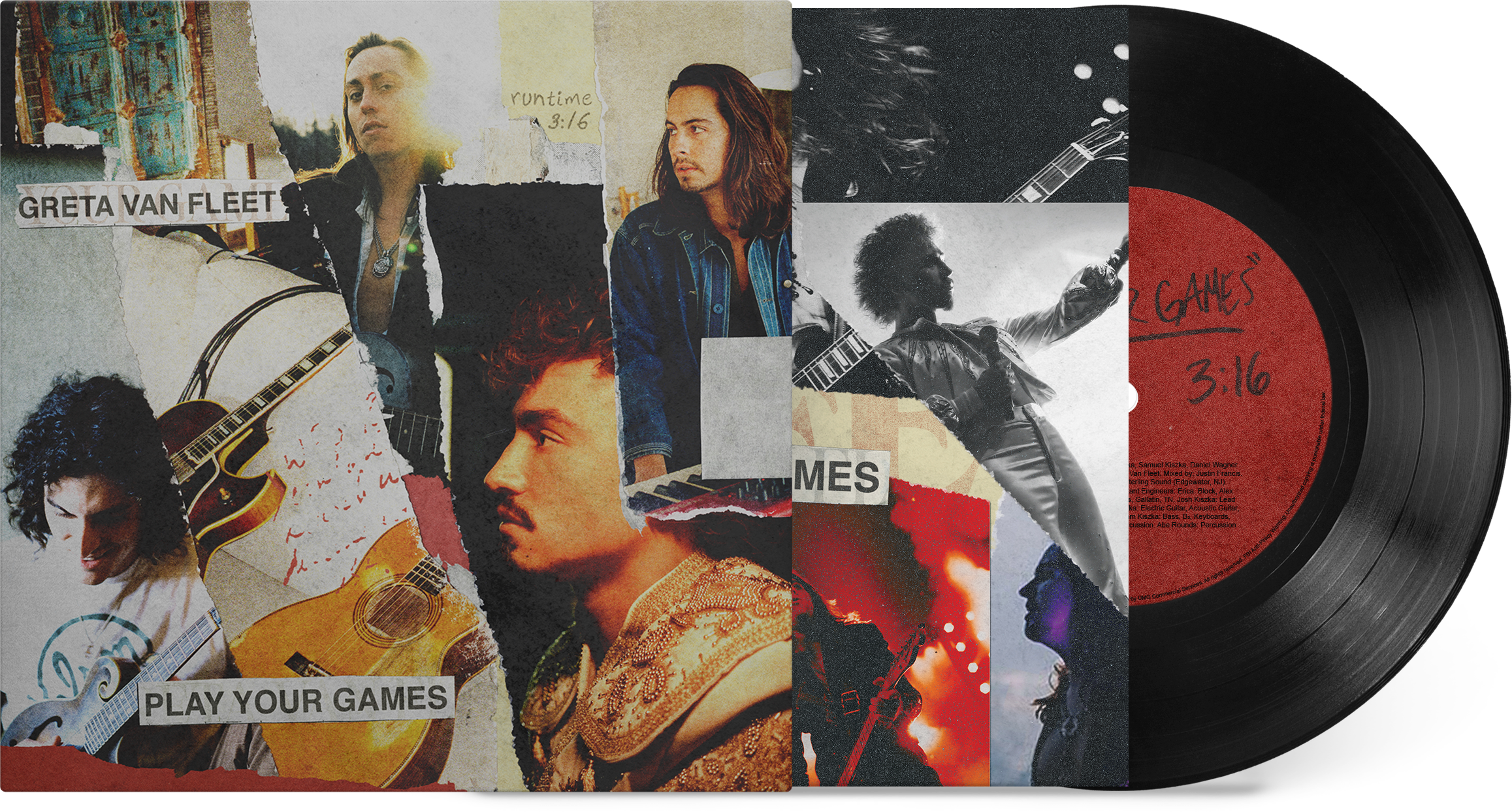 Greta Van Fleet - Limited Edition Play Your Games 7in