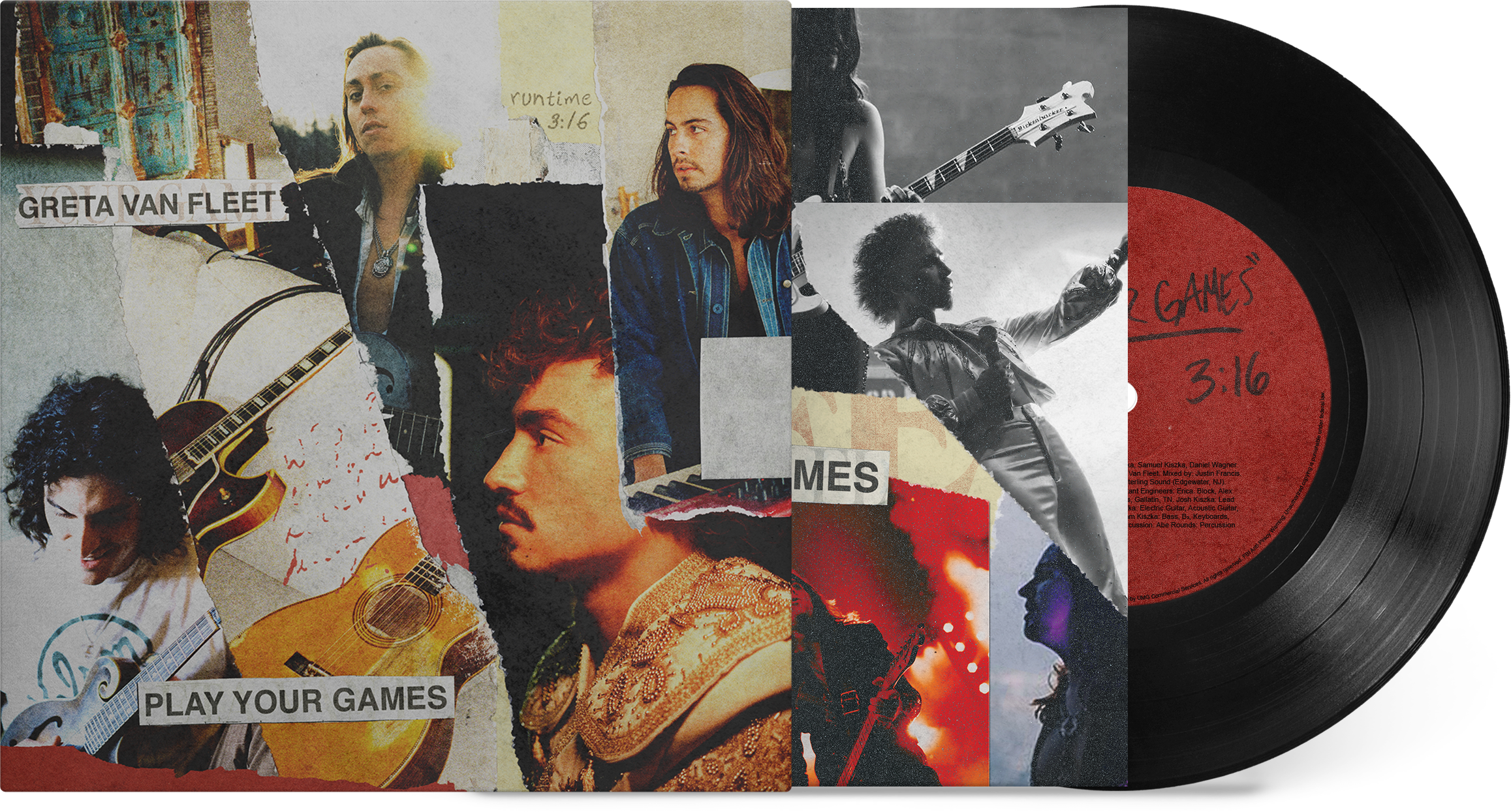 Greta Van Fleet - Limited Edition Play Your Games 7in